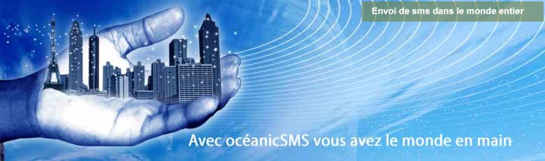 Solutions d&rsquo;envoi de sms partout dans le monde